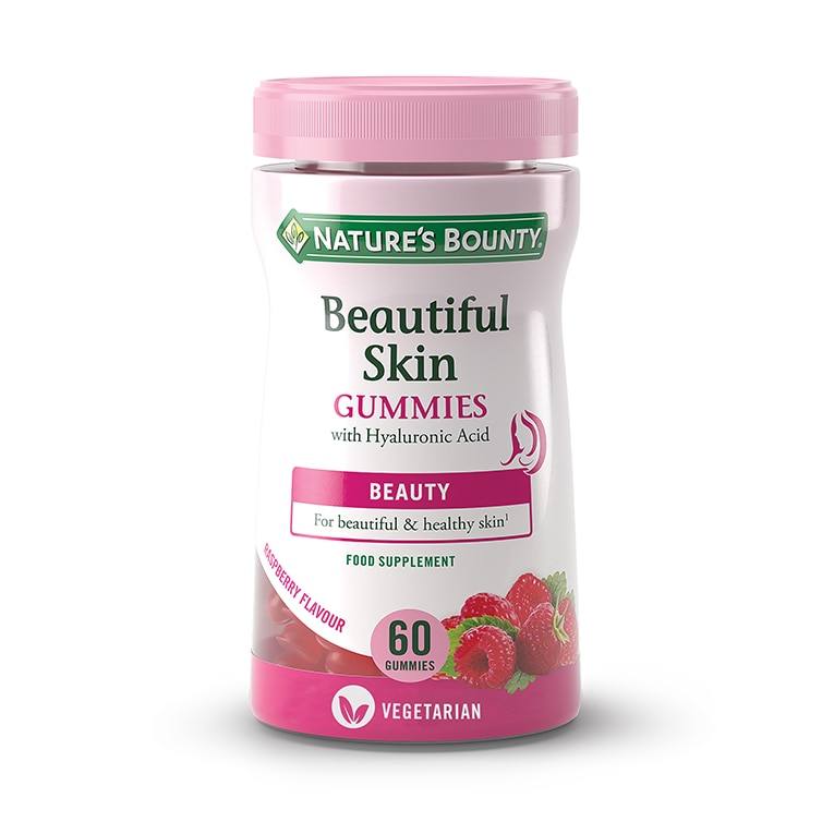 Beautiful Skin Gummies with Hyaluronic Acid - Pack of 60